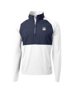 Cutter & Buck - Mens Adapt Eco Knit Hybrid Recycled Quarter Zip