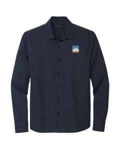 MERCER+METTLE Longsleeve Stretch Woven Shirt