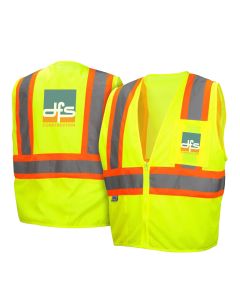 Pyramex - Class 2 Solid Front with Mesh Back Safety Vest